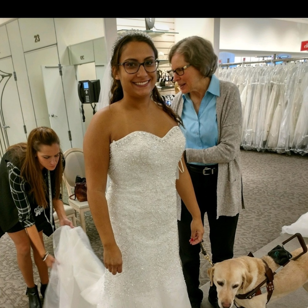 Never worn beaded wedding dress